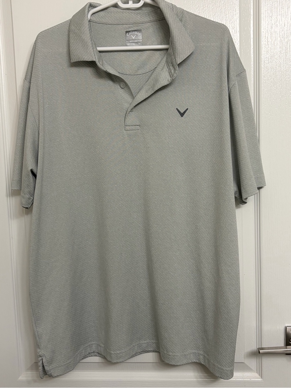 Callaway Light Gray Men's Polo Golf Shirt size XL